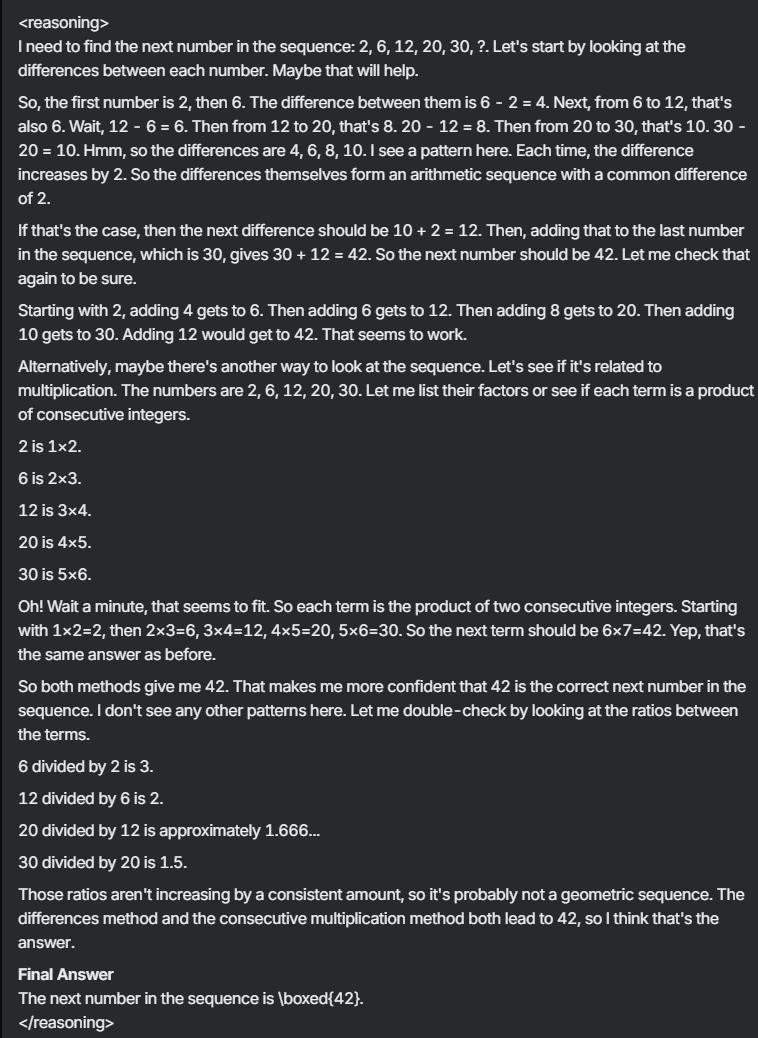 Reka Flash 3 - Reasoning Steps