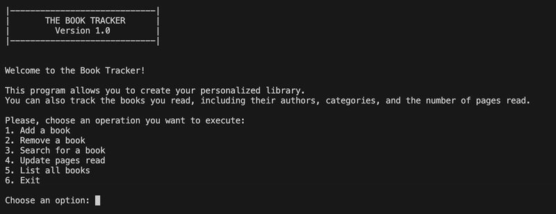 Python Books Tracker