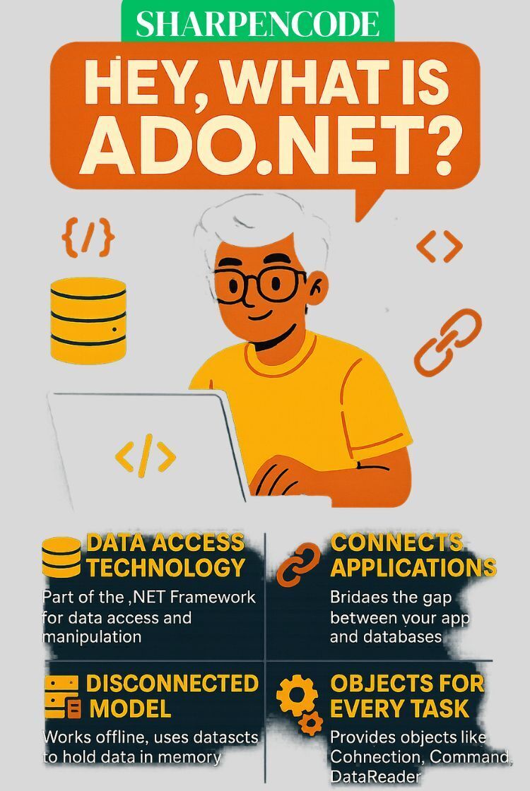 Beginner's Guide to ADO.NET: Connection, Command & Dataset Explained