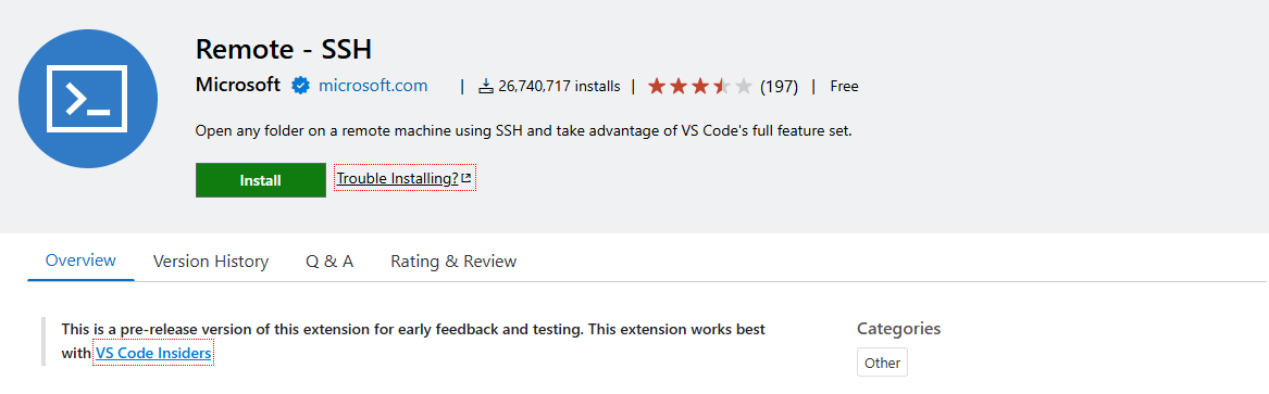 Remote - SSH