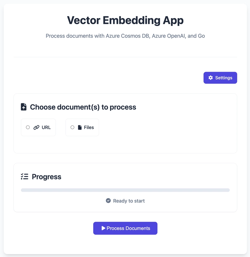 Vector embeddings made easy with Go, Azure Cosmos DB, and OpenAI