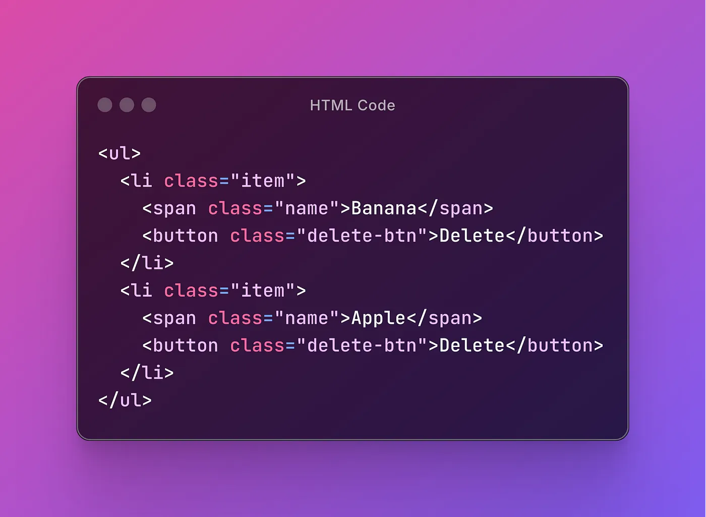 HTML Code