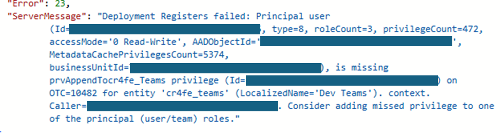 monitor error