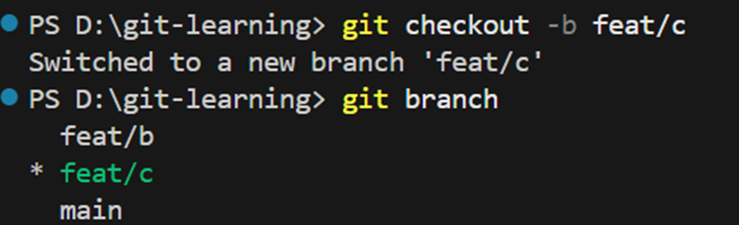 Create branch in one command