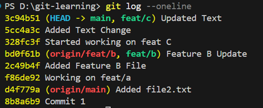 Commit History