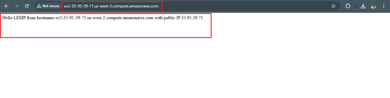 Site with dns name