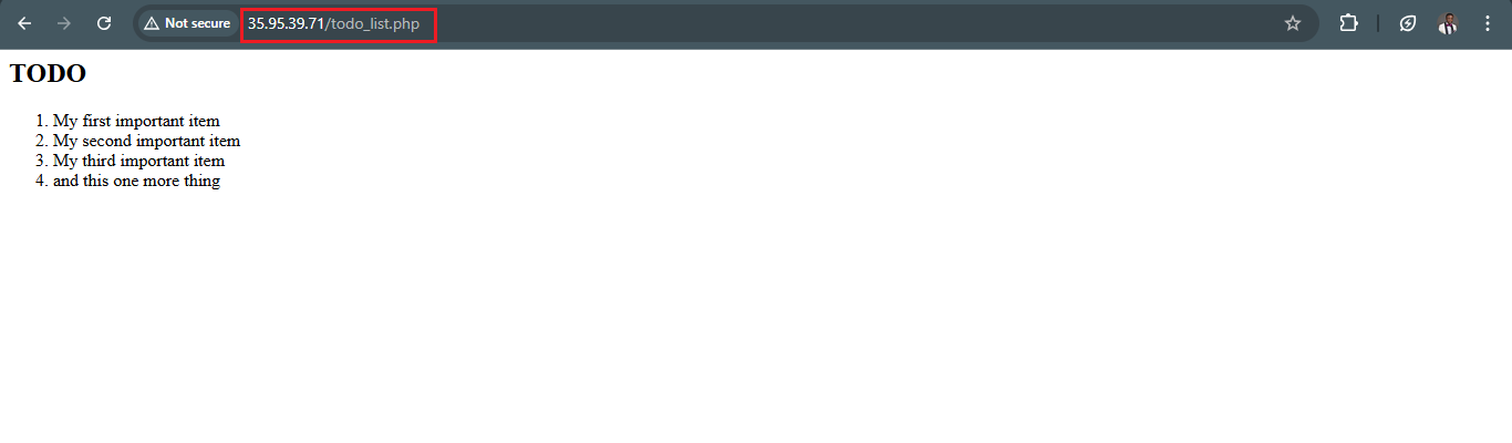 Site with IP
