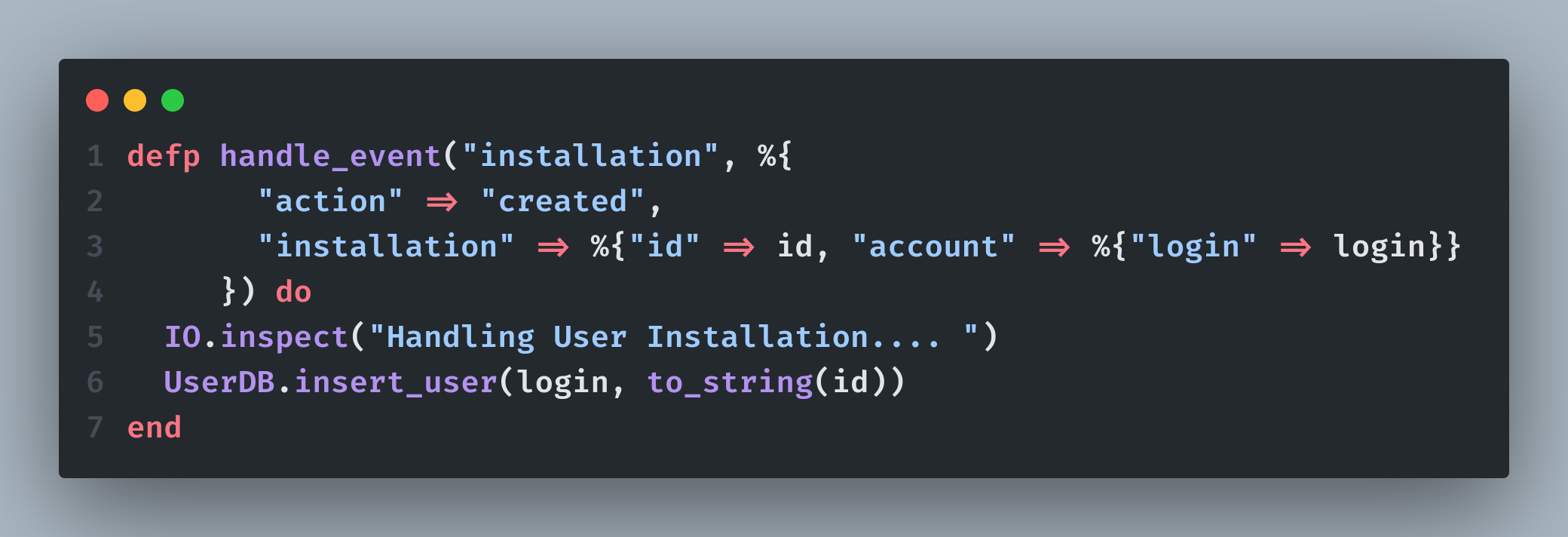 installation function