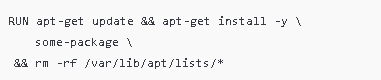Multi Stage Docker Build - smaller is better