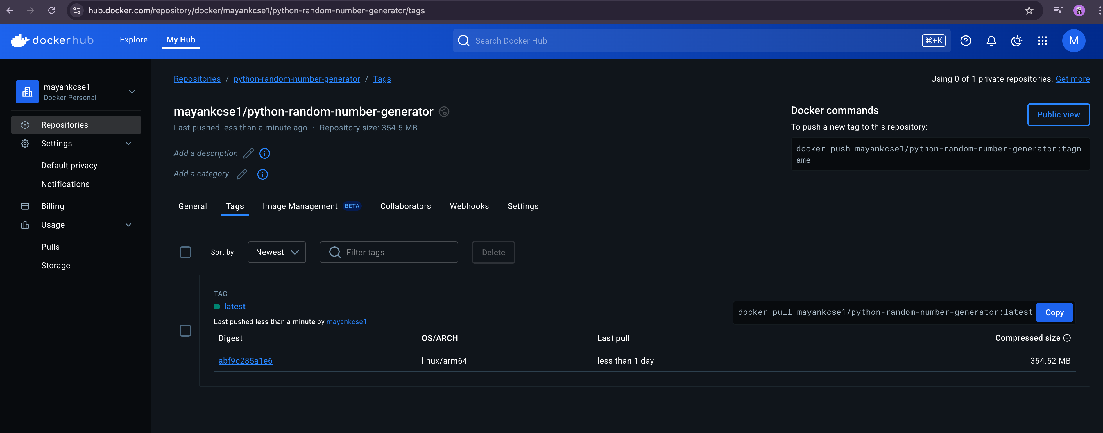 docker-hub-image-uploaded