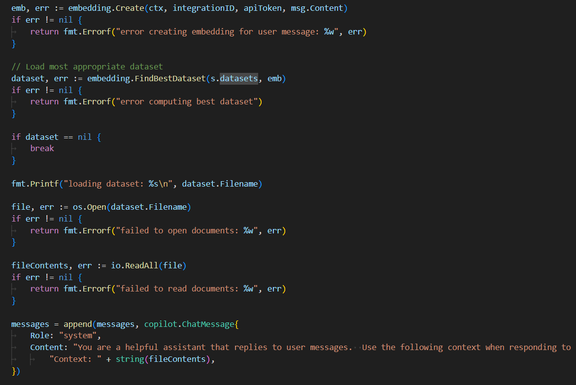 chat completion details