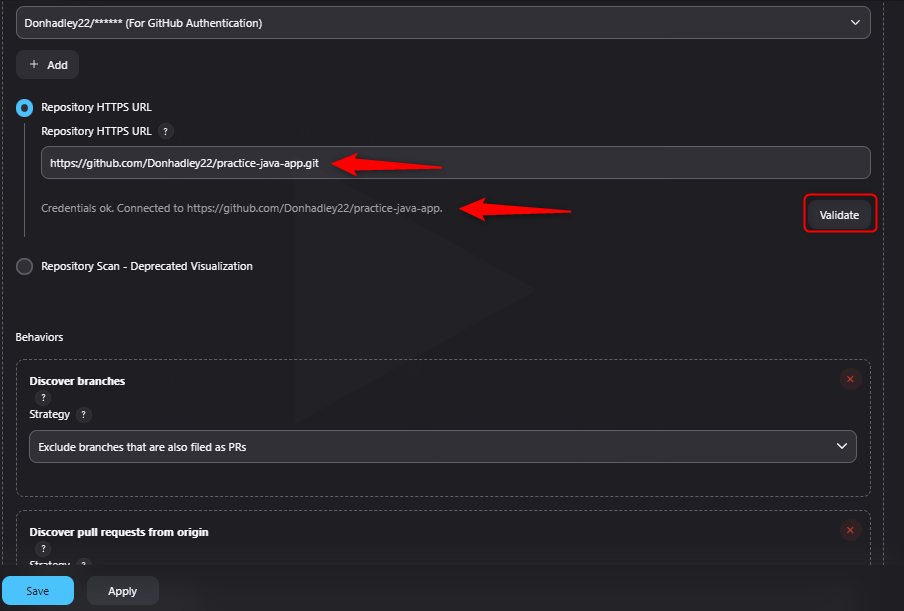 Validate credential