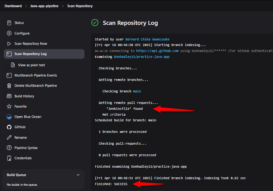 Scan Repo for Jenkinsfile