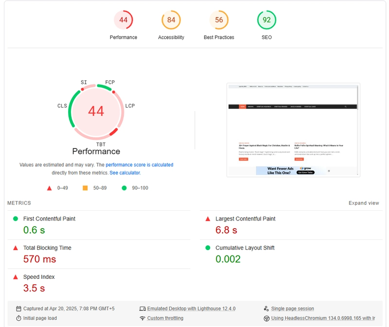 Website Slow Loading with Latest WordPress Update.