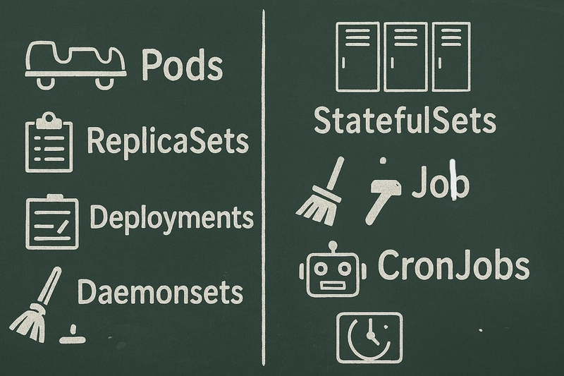 Kubernetes Workloads & Services — Explained with an Amusement Park Analogy