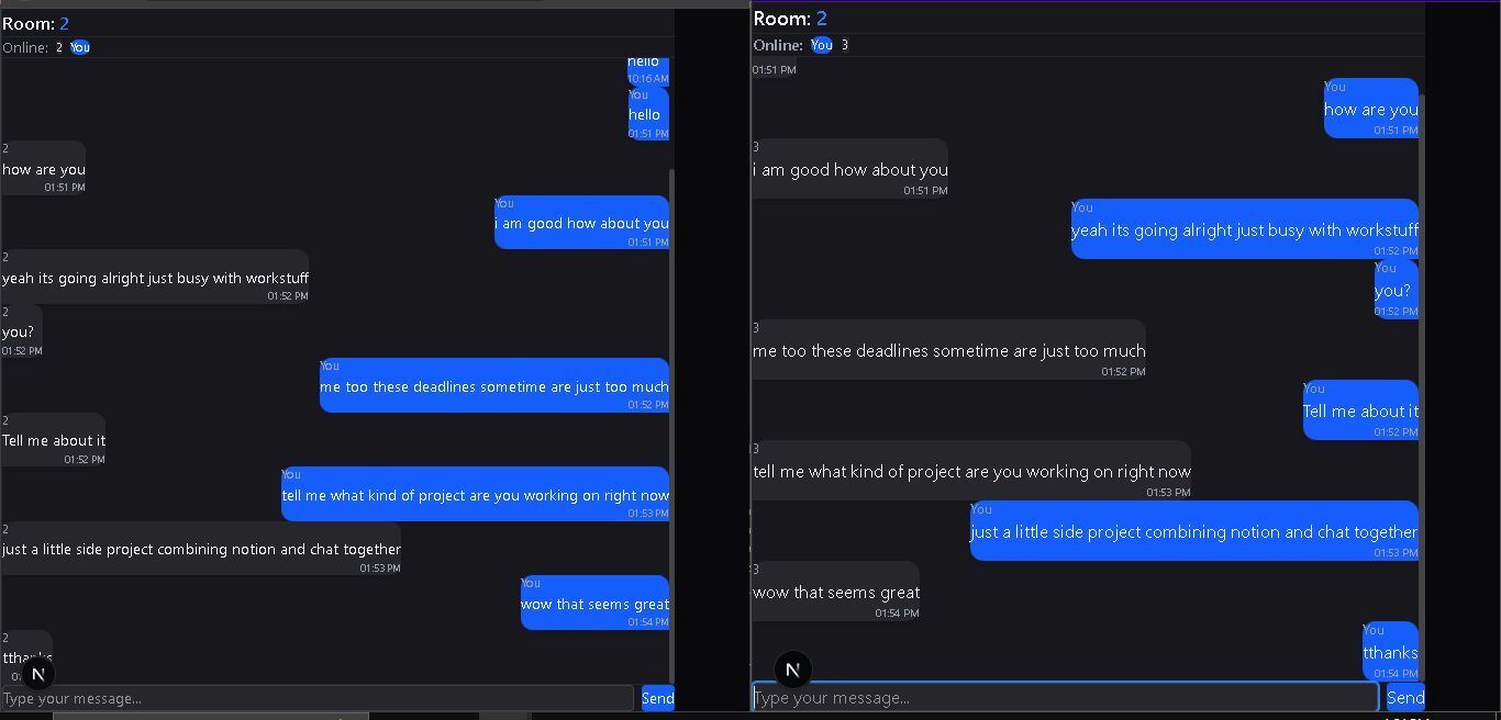 See how the chat app works