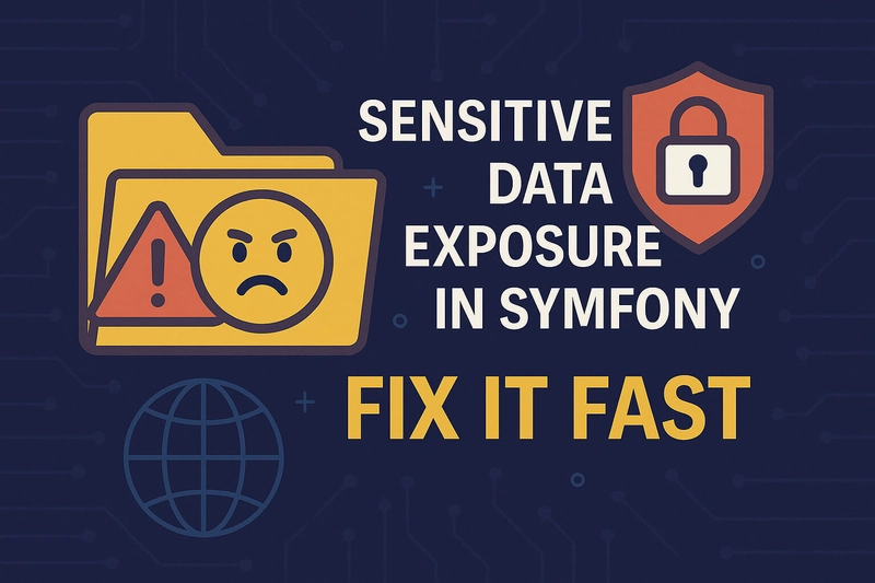 Sensitive Data Exposure in Symfony Apps