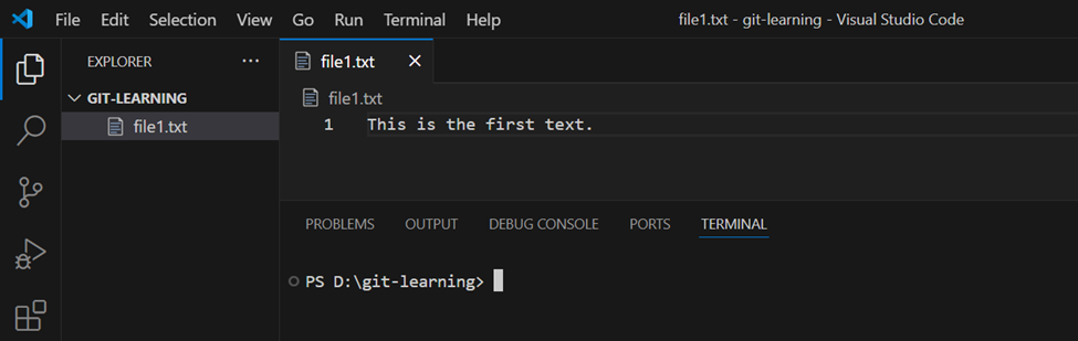 Creating a Git-tracked folder