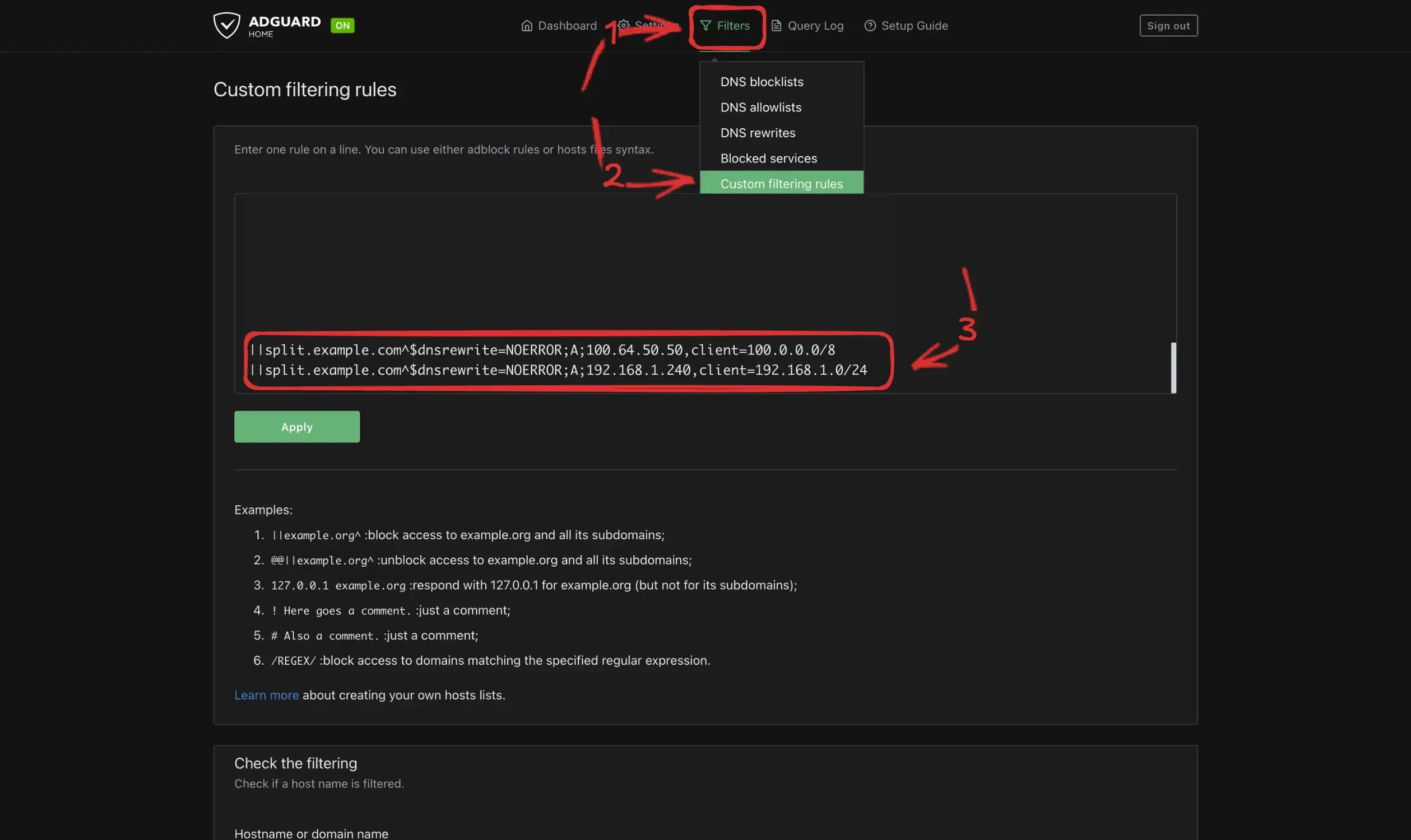 AdGuard Dashboard