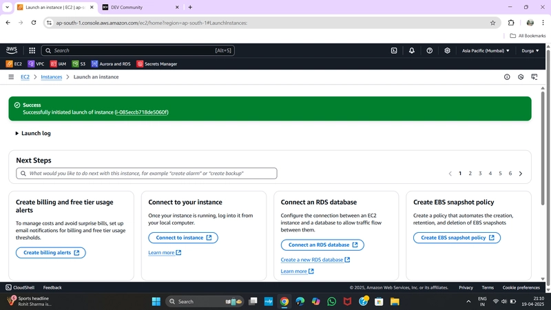 Setting Up EC2 Instances with an Application Load Balancer (ALB) on AWS