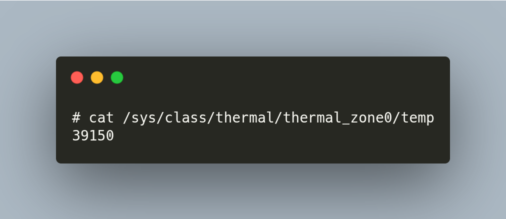 CPU temperature