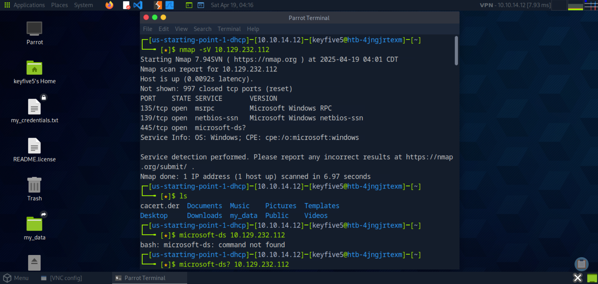 445/tcp open  microsoft-ds