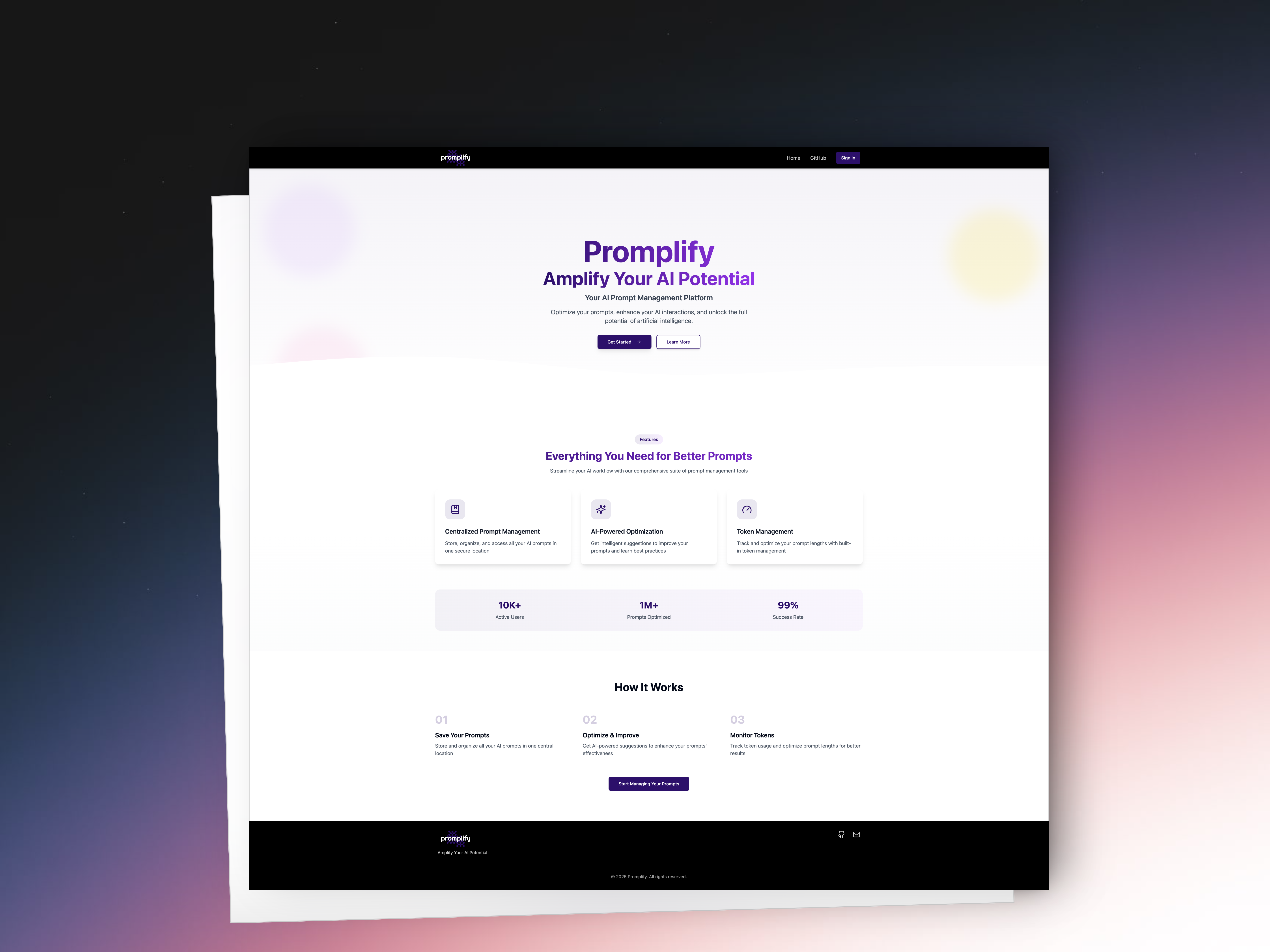 Promplify Interface