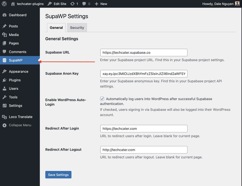 Supabase WordPress Integration - SupaWP Plugin