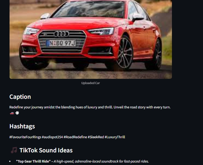 Build an AI Instagram Caption Generator for Car Enthusiasts Using OpenAI and Streamlit 🚗🔥