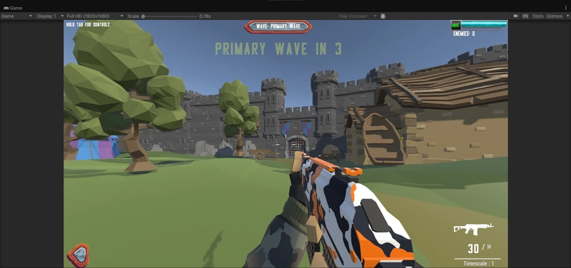 🎮 Building a Unity VR Game for My University Exhibition – "Pew Pew Waves"