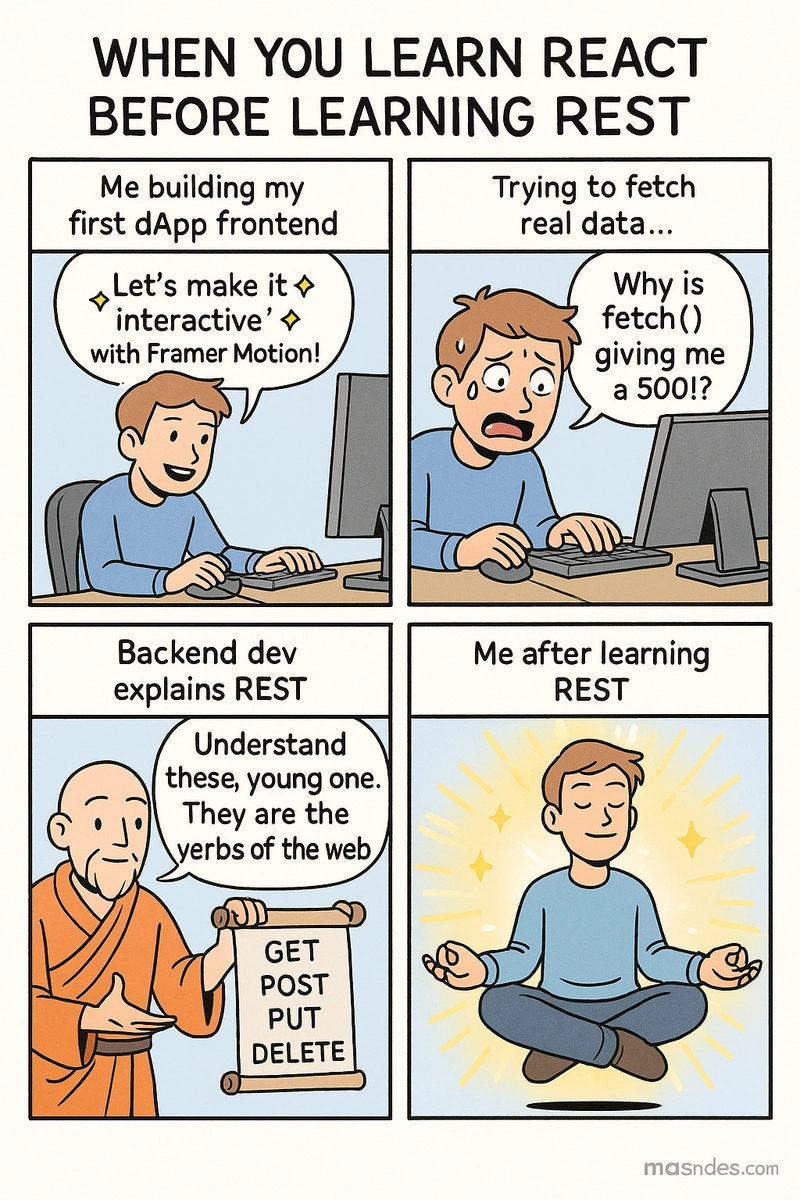 REST > React? Why Blockchain Devs Should Care About the Basics