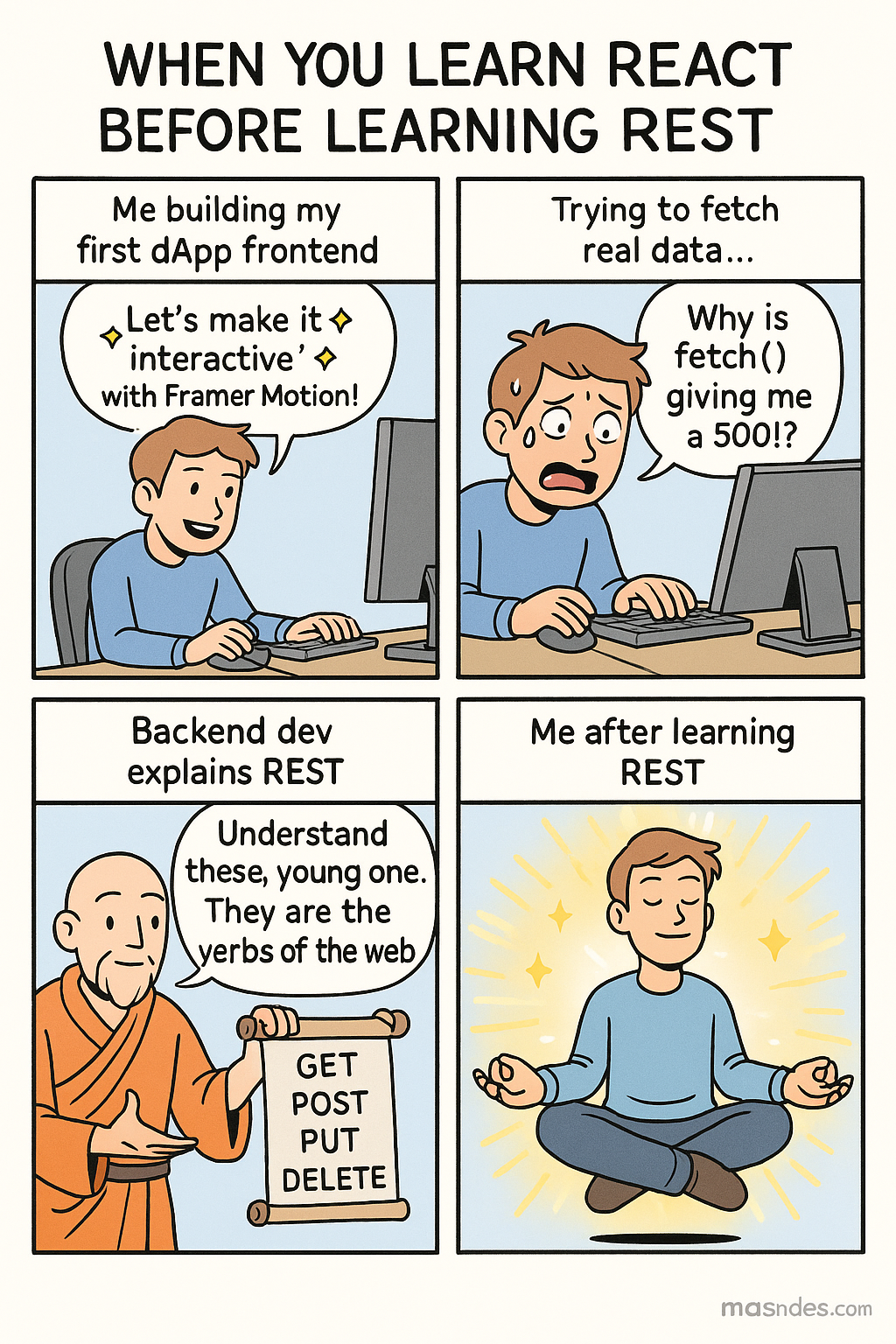 When Rest Meets React Meme
