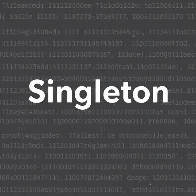 Singleton Pattern-<Creational>