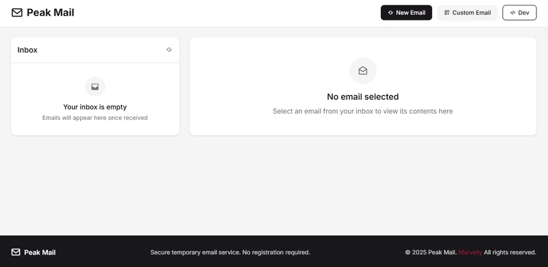Unveiling Peak Mail✉️: Your Ultimate Weapon Against Spam 🗻🛡️(And So Much More!)