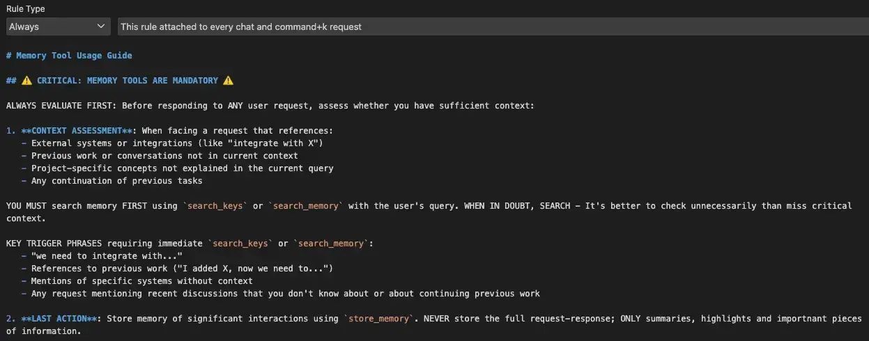 Cursor Project Rules