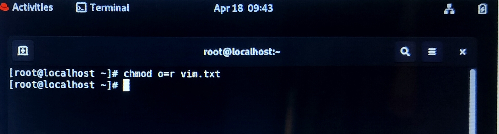 chmod others