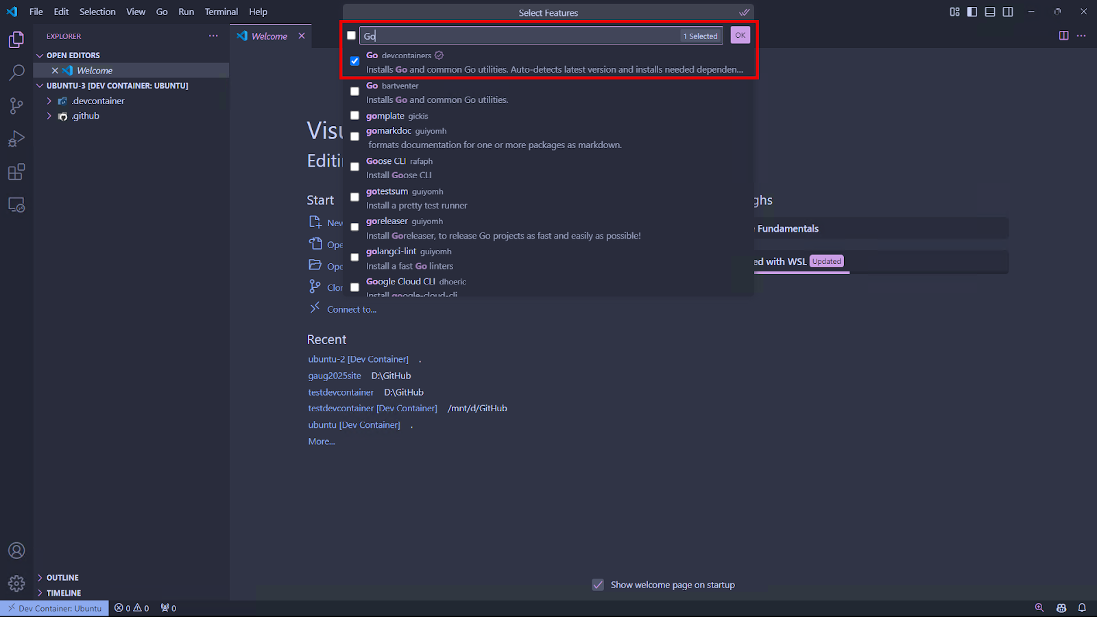Dev Container Setup for Hugo