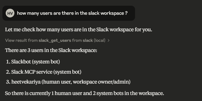Get users information