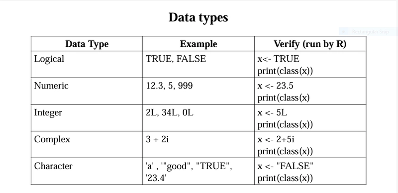 R Programming basics