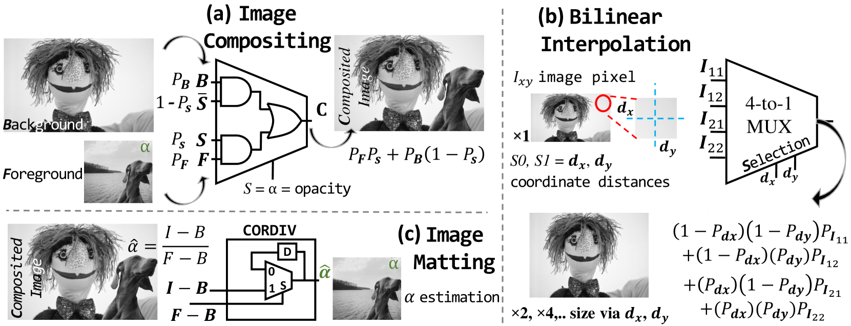 SC image processing applications diagram