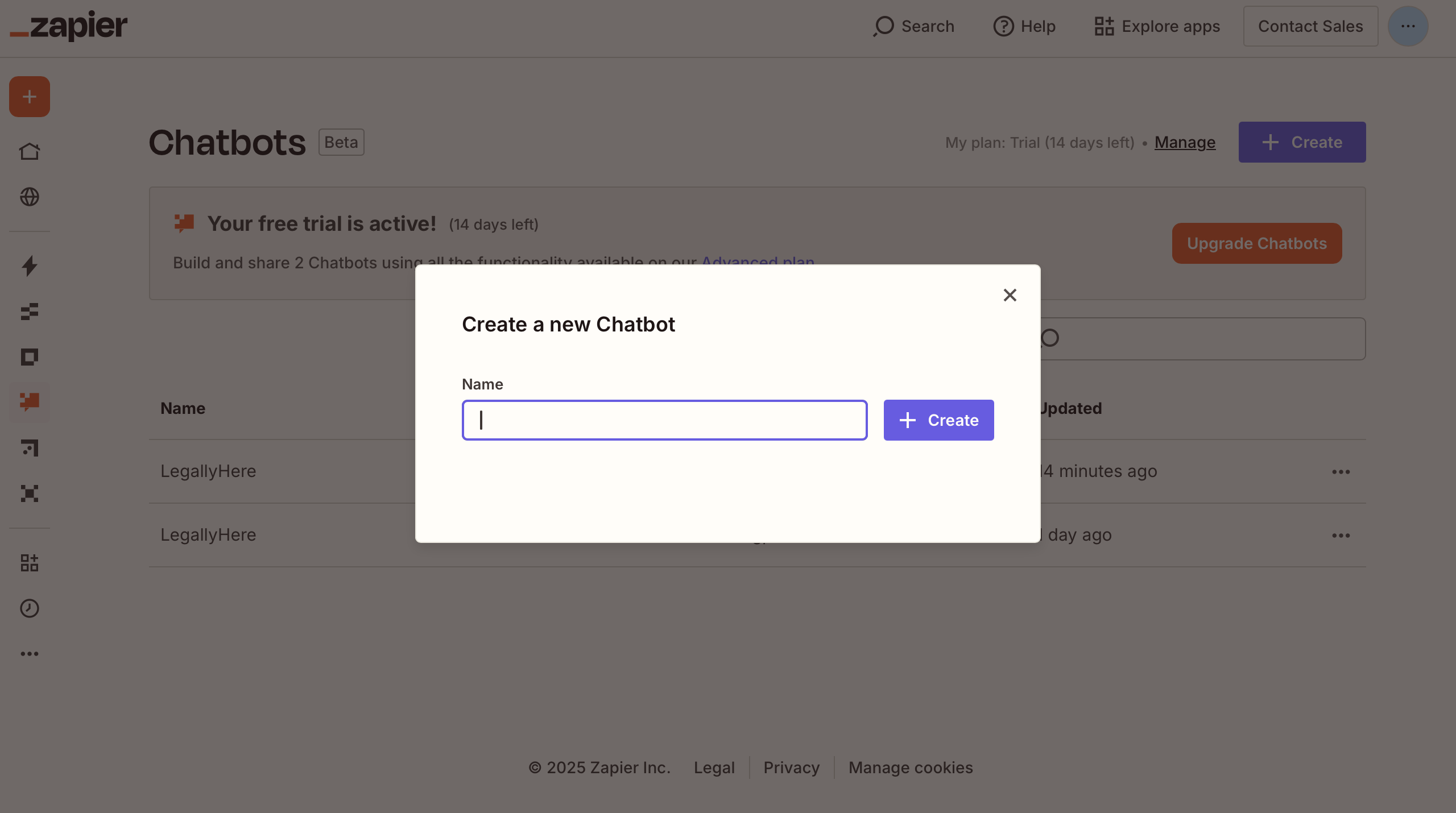 Create a chatbot