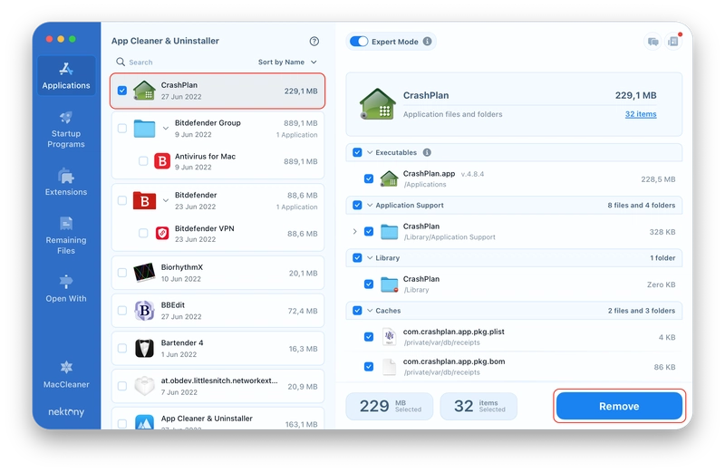How to uninstall CrashPlan from Mac