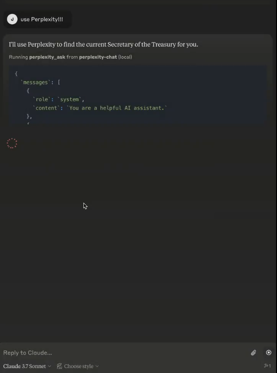 perplexity mcp server demo