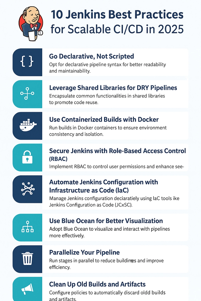 10 Jenkins Best Practices for Scalable CI/CD in 2025