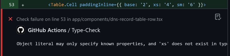 GitHub Actions error