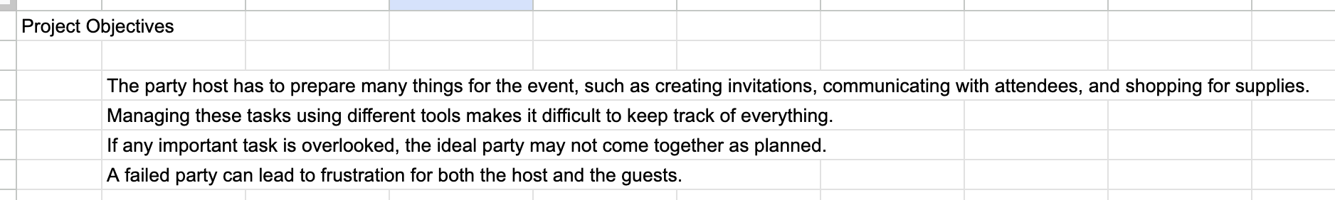 Project Objectives
