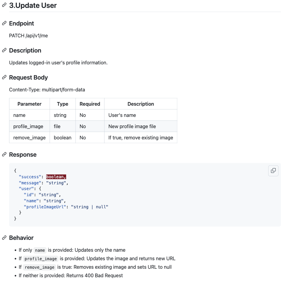 API Documentation