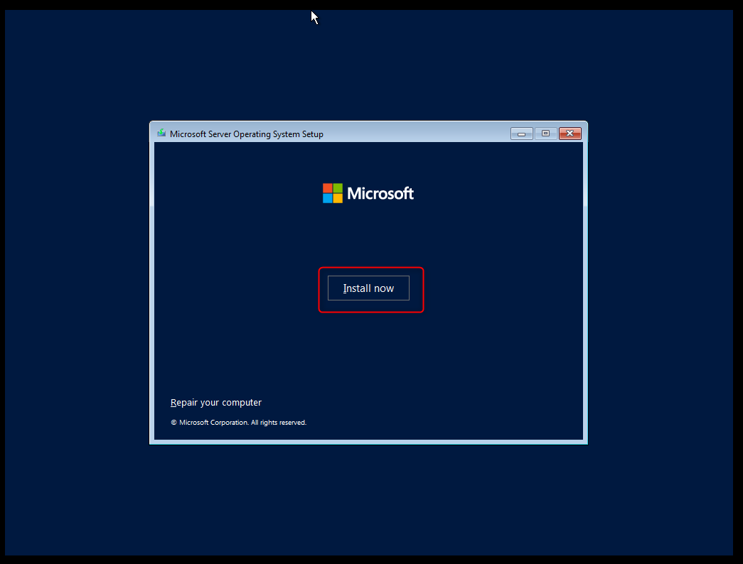 install now
