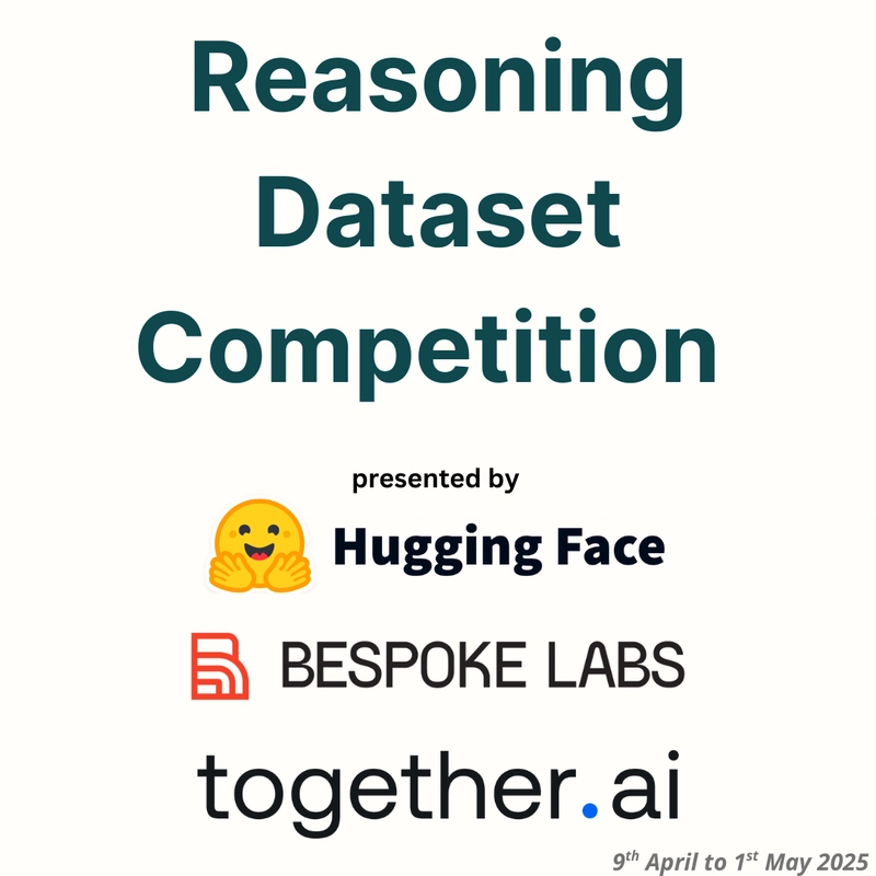 Hugging Face is looking for reasoning datasets beyond math, science and coding