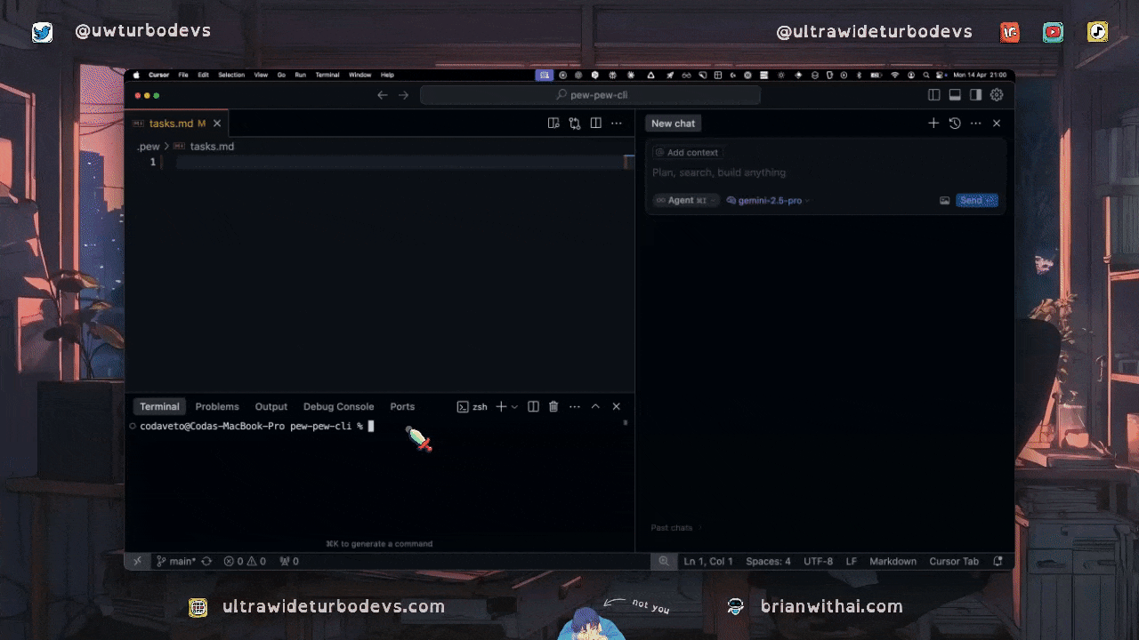 pew paste tasks